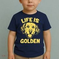 Golden Retriever Life Is Golden  Toddler T-Shirt thumb 2