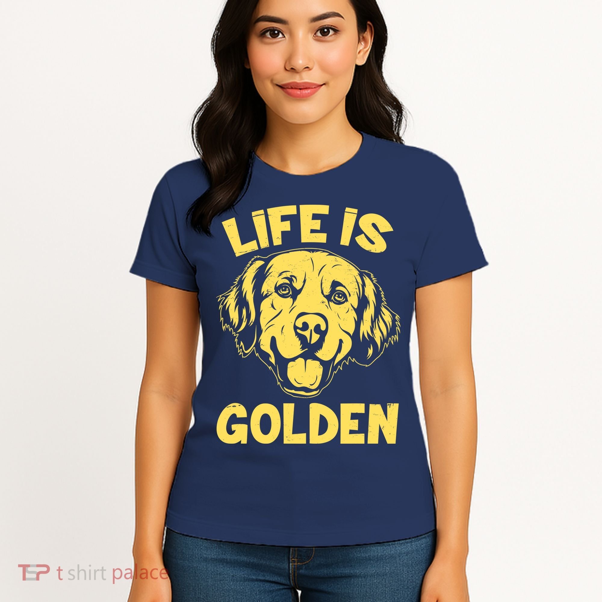 Golden Retriever Life Is Golden  Women's T-Shirt