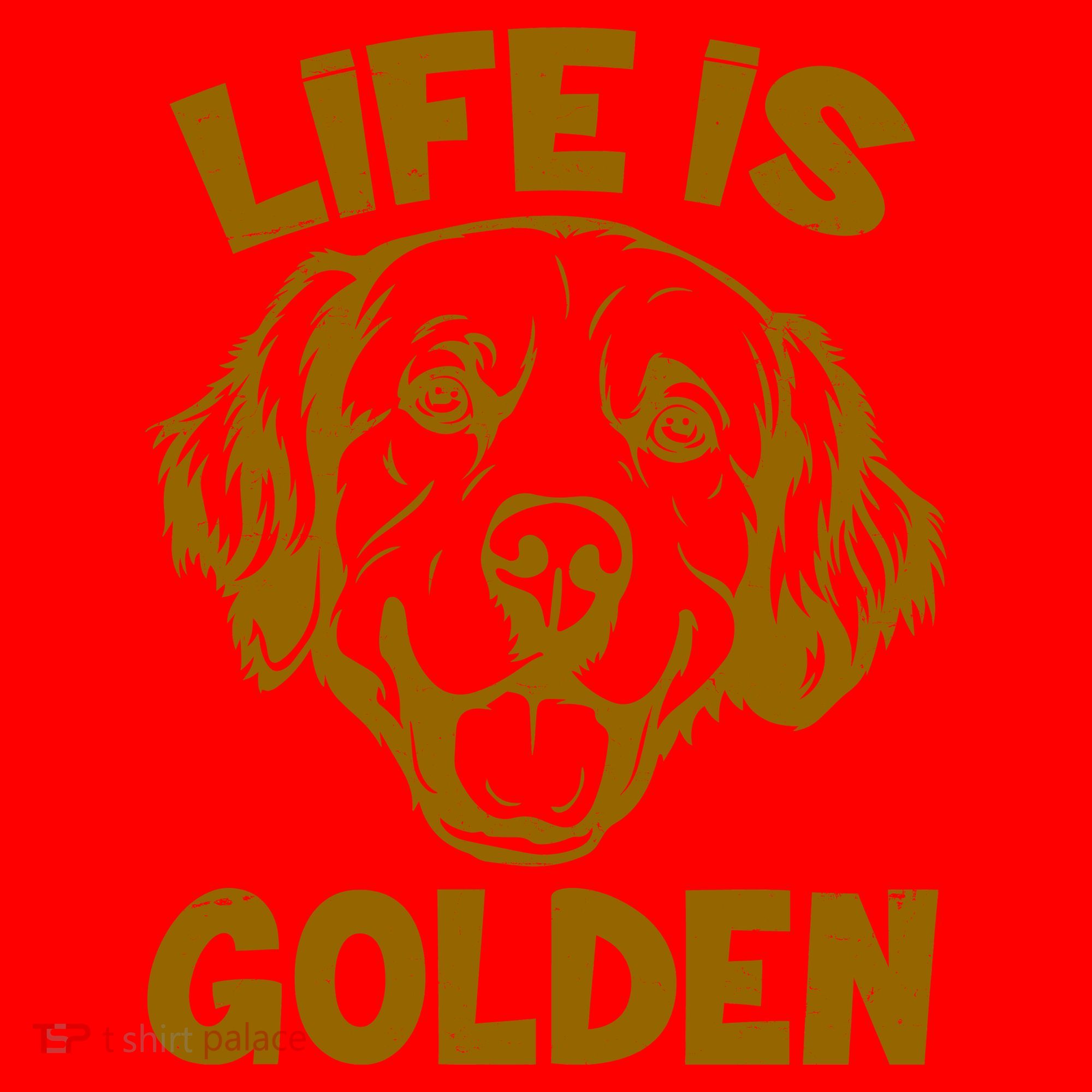 Golden Retriever Life Is Golden  Santa Hat