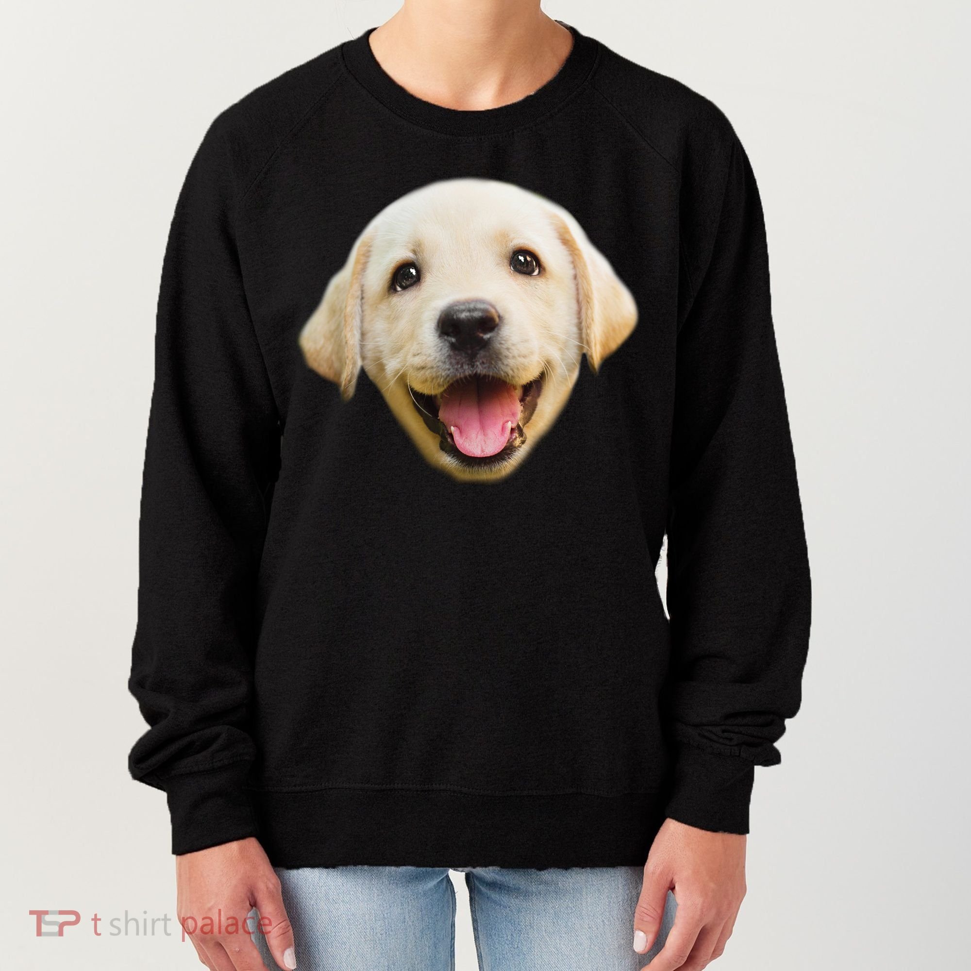 Golden Retriever Pup Face Women's Sweatshirt