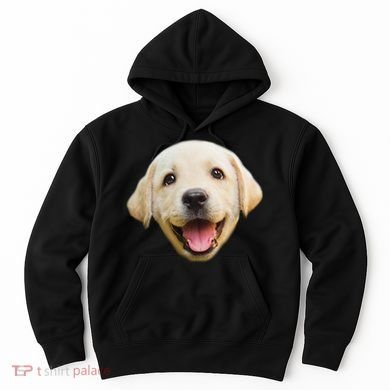 Golden Retriever Pup Face Hoodie