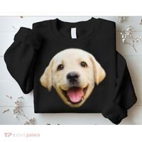 Golden Retriever Pup Face Sweatshirt thumb 2