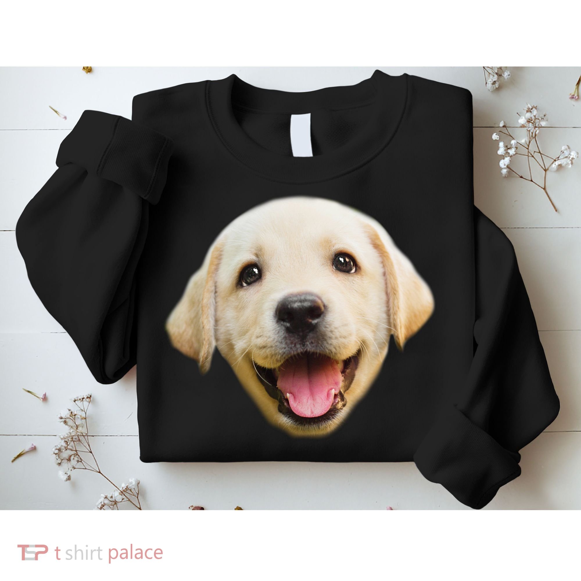 Golden Retriever Pup Face Sweatshirt