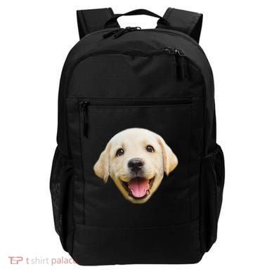 Golden Retriever Pup Face Backpack