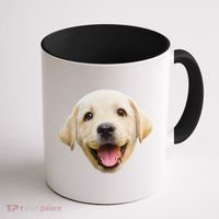 Golden Retriever Pup Face Coffee Mug thumb 1