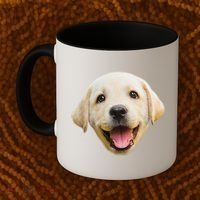 Golden Retriever Pup Face Coffee Mug thumb 2