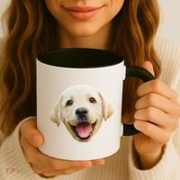 Golden Retriever Pup Face Coffee Mug thumb 3