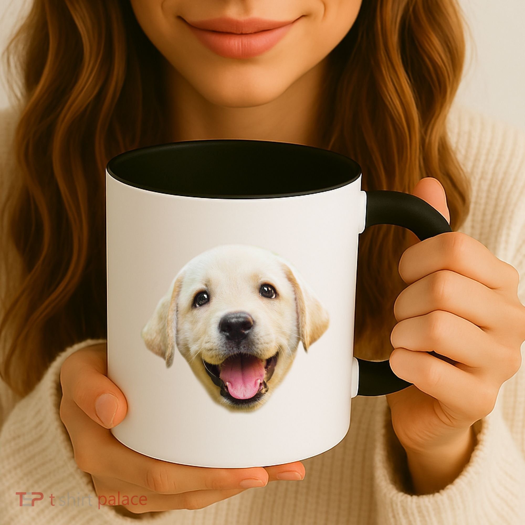 Golden Retriever Pup Face Coffee Mug