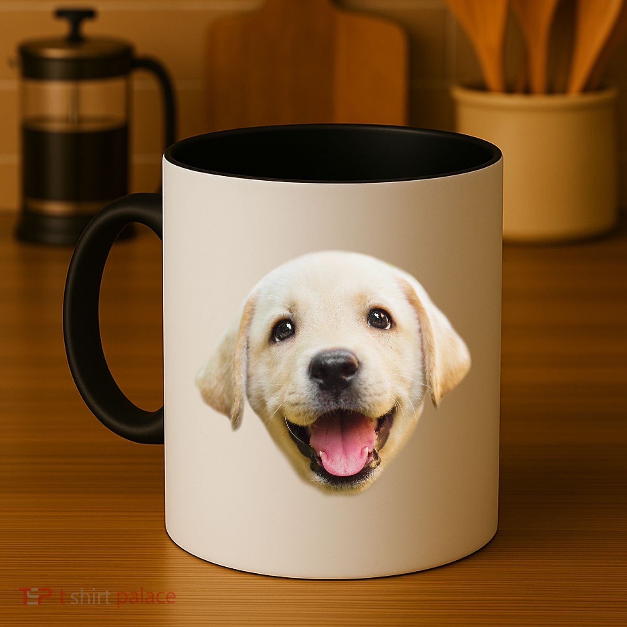 Golden Retriever Pup Face Coffee Mug