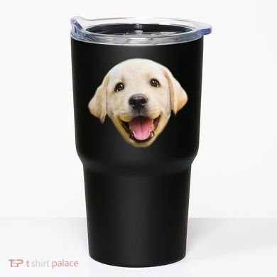 Golden Retriever Pup Face Tumbler