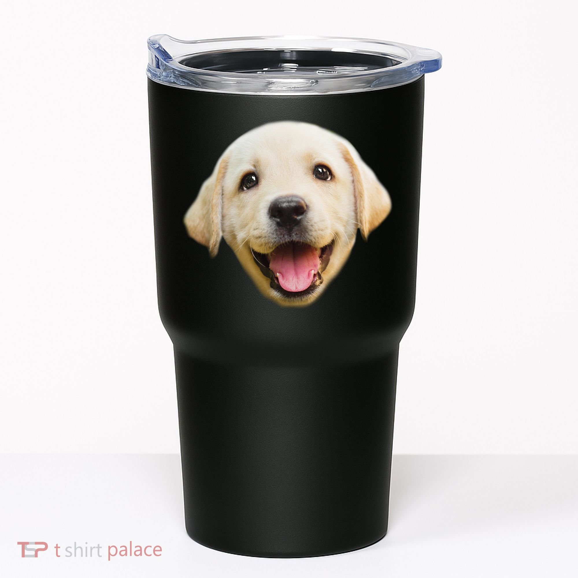 Golden Retriever Pup Face Tumbler