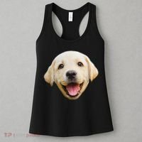 Golden Retriever Pup Face Women's Tank Top thumb 3