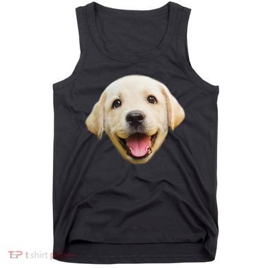 Golden Retriever Pup Face Tank Top