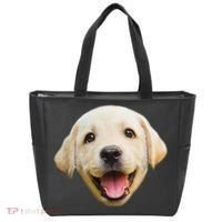 Golden Retriever Pup Face Tote Bag thumb 0