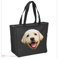 Golden Retriever Pup Face Tote Bag thumb 2