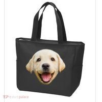Golden Retriever Pup Face Tote Bag thumb 3