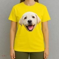 Golden Retriever Pup Face T-Shirt thumb 4