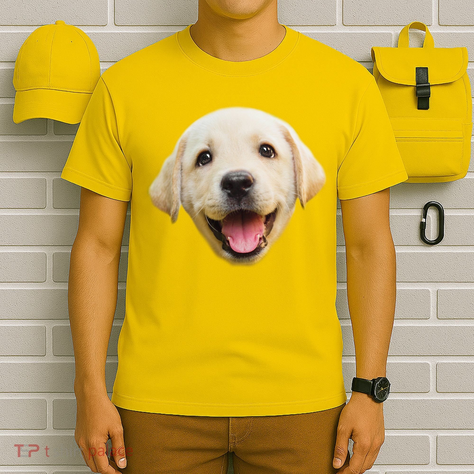 Golden Retriever Pup Face T-Shirt