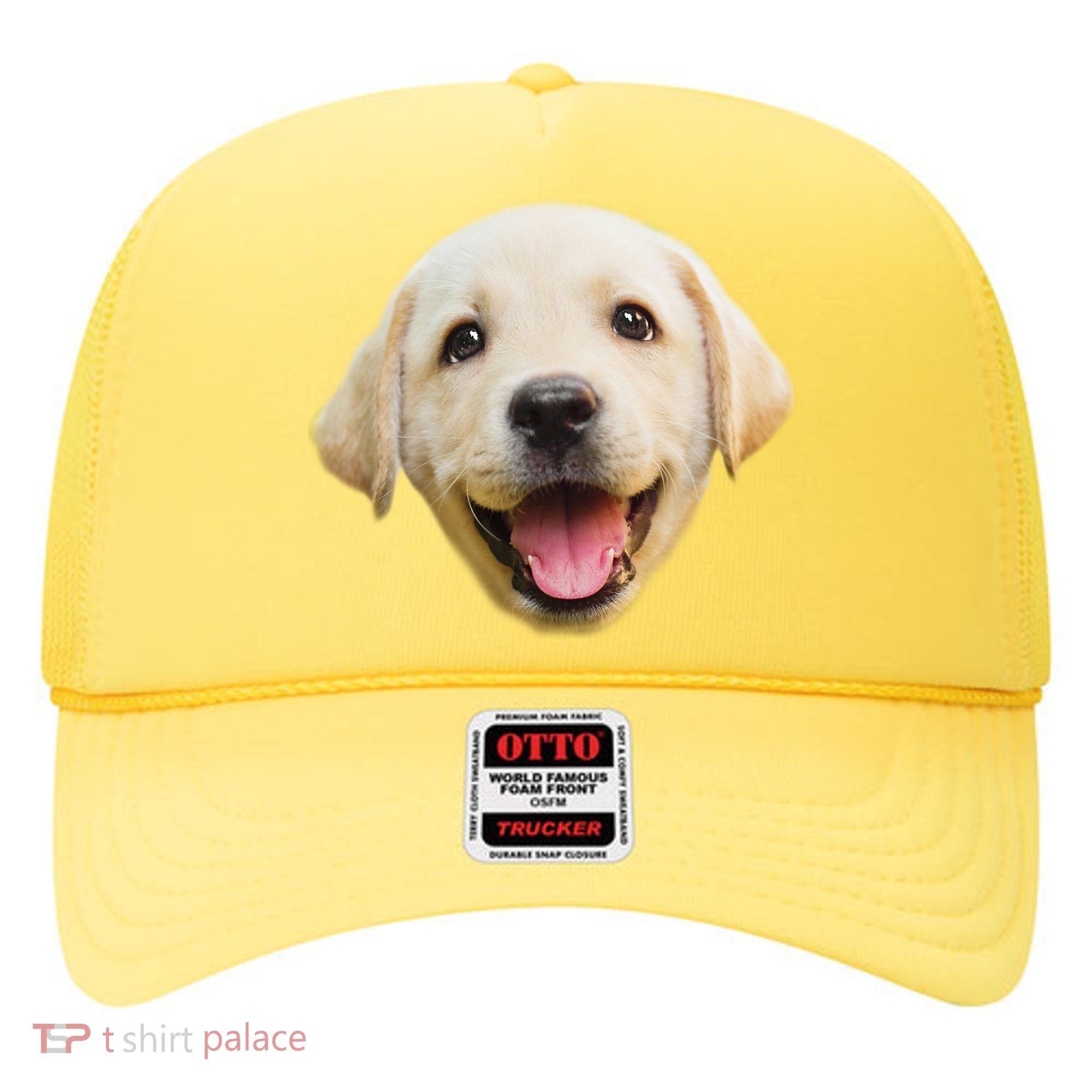 Golden Retriever Pup Face Hat
