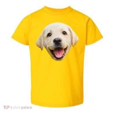 Golden Retriever Pup Face Toddler T-Shirt