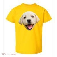 Golden Retriever Pup Face Toddler T-Shirt thumb 0