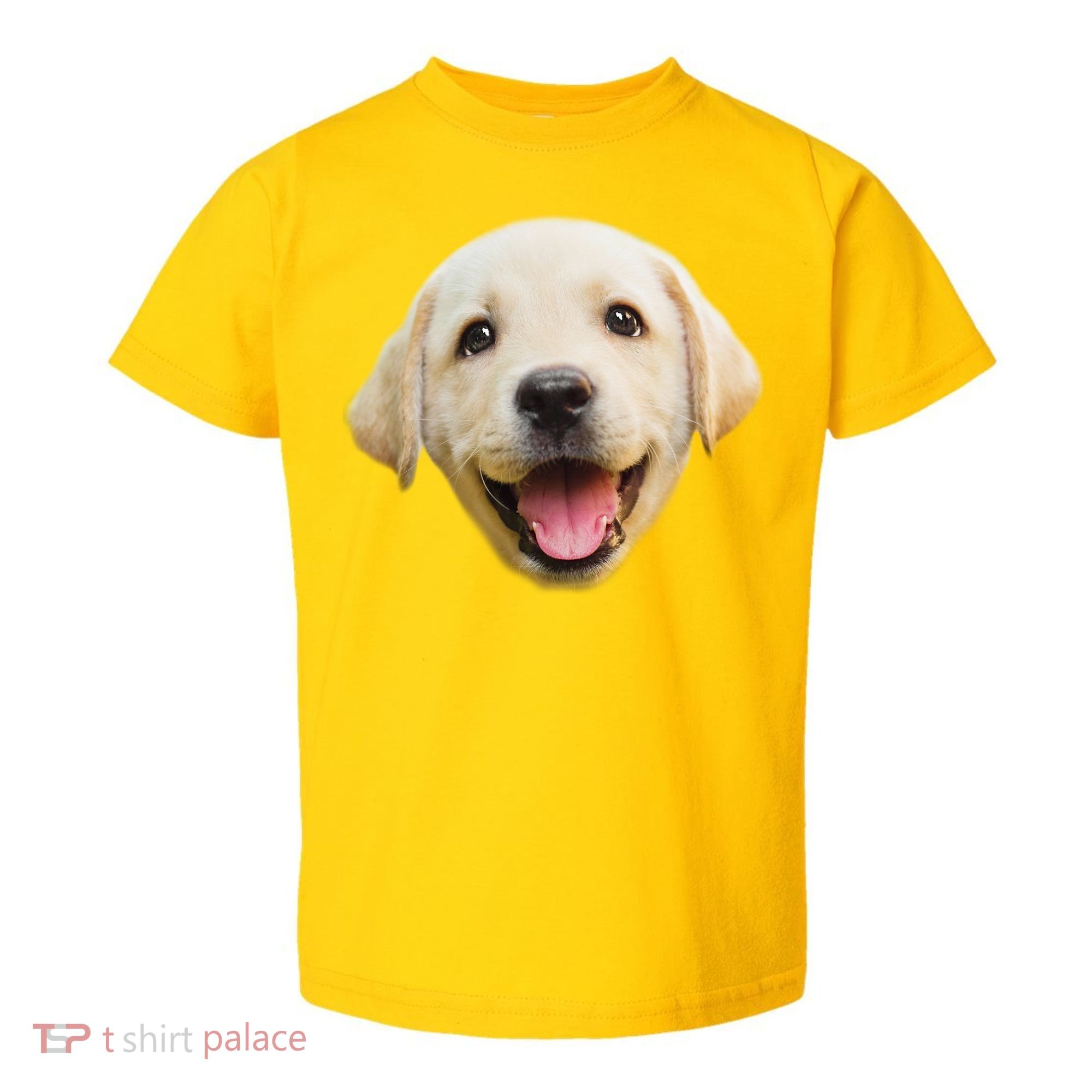 Golden Retriever Pup Face Toddler T-Shirt