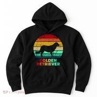 Golden Retriever Retro Silhouette Hoodie thumb 0