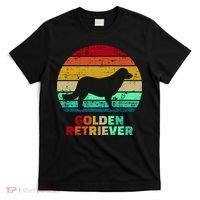 Golden Retriever Retro Silhouette T-Shirt thumb 0