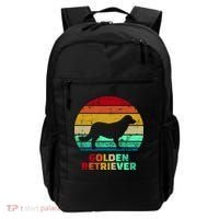 Golden Retriever Retro Silhouette Backpack thumb 0