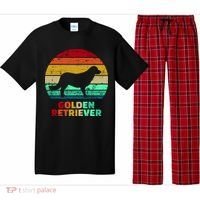 Golden Retriever Retro Silhouette Pajama Set thumb 0