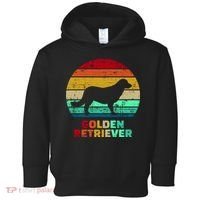 Golden Retriever Retro Silhouette Toddler Hoodie thumb 0