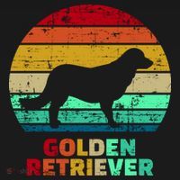 Golden Retriever Retro Silhouette Toddler Hoodie thumb 2