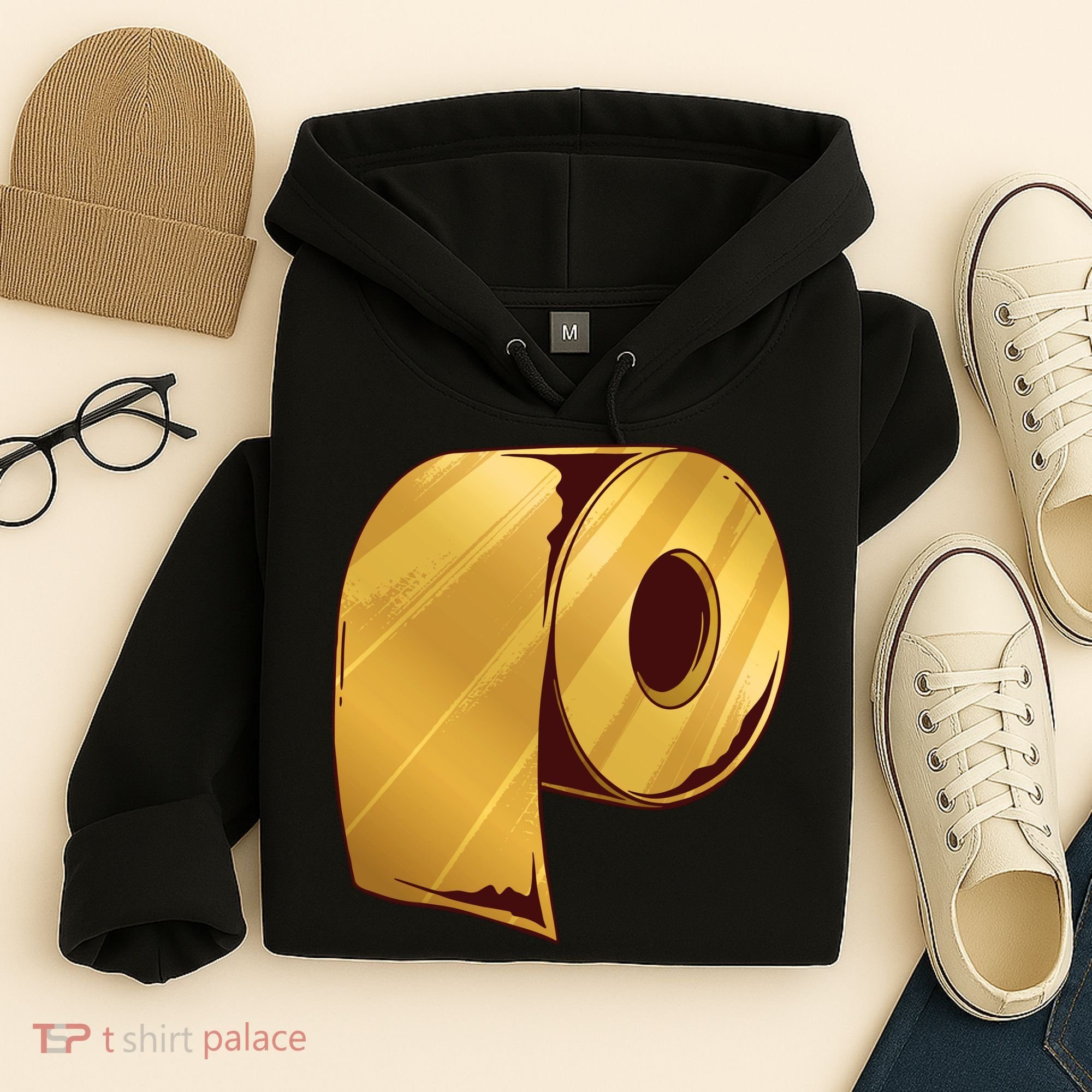 Golden Toilet Paper Crisis Hoodie