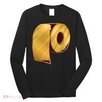 Golden Toilet Paper Crisis Long Sleeve Shirt thumb 0