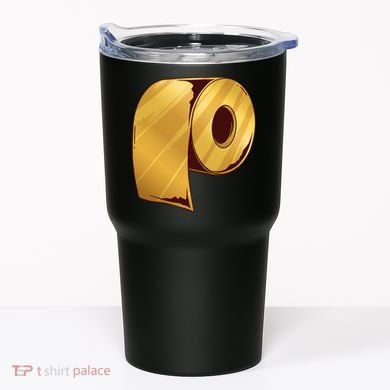 Golden Toilet Paper Crisis Tumbler
