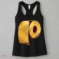 Golden Toilet Paper Crisis Women's Tank Top thumb 3