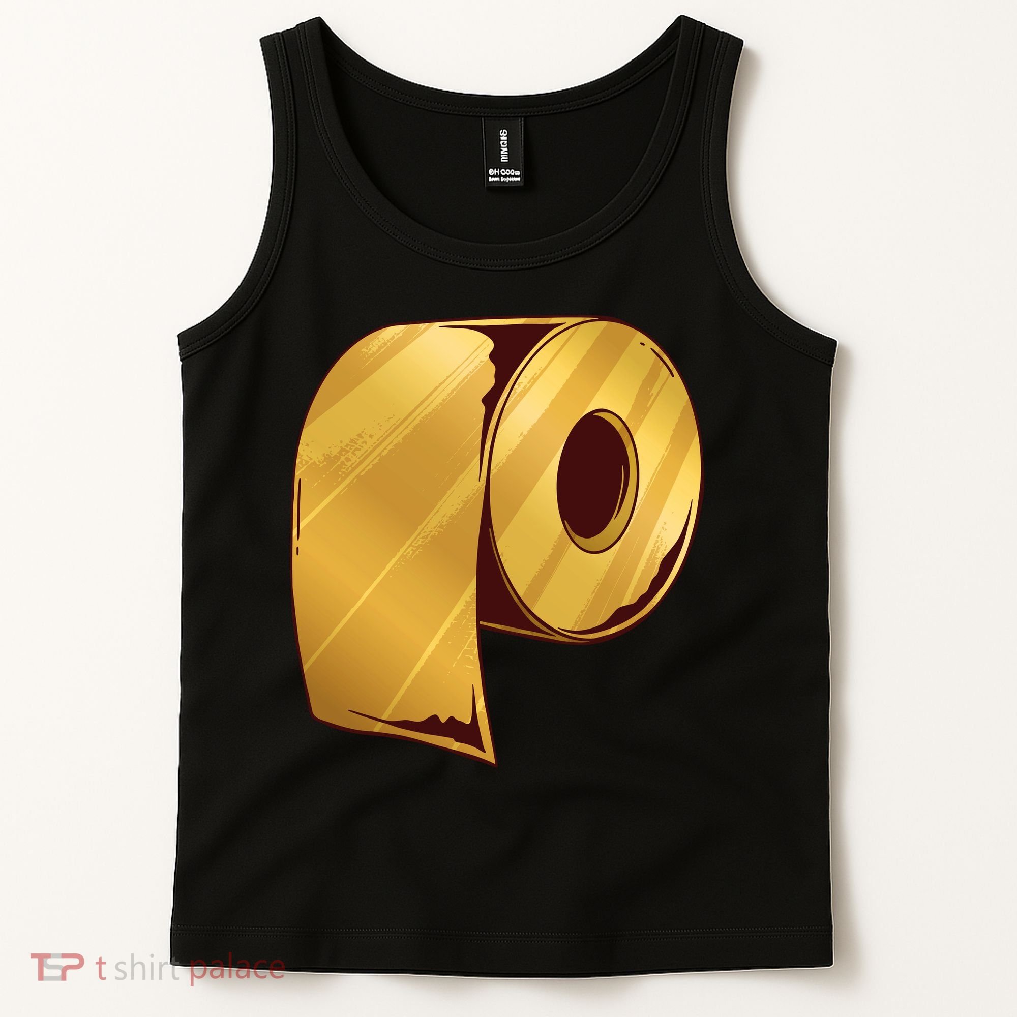 Golden Toilet Paper Crisis Tank Top