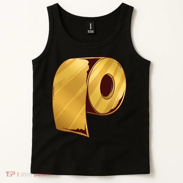 Golden Toilet Paper Crisis Tank Top