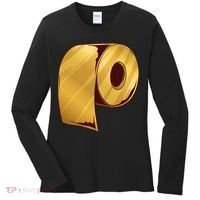 Golden Toilet Paper Crisis Women's Long Sleeve Shirt thumb 0