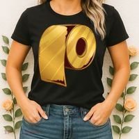 Golden Toilet Paper Crisis Women's T-Shirt thumb 2