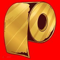 Golden Toilet Paper Crisis Santa Hat thumb 1