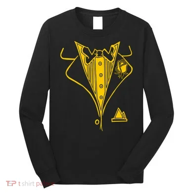 Golden Tuxedo Long Sleeve Shirt