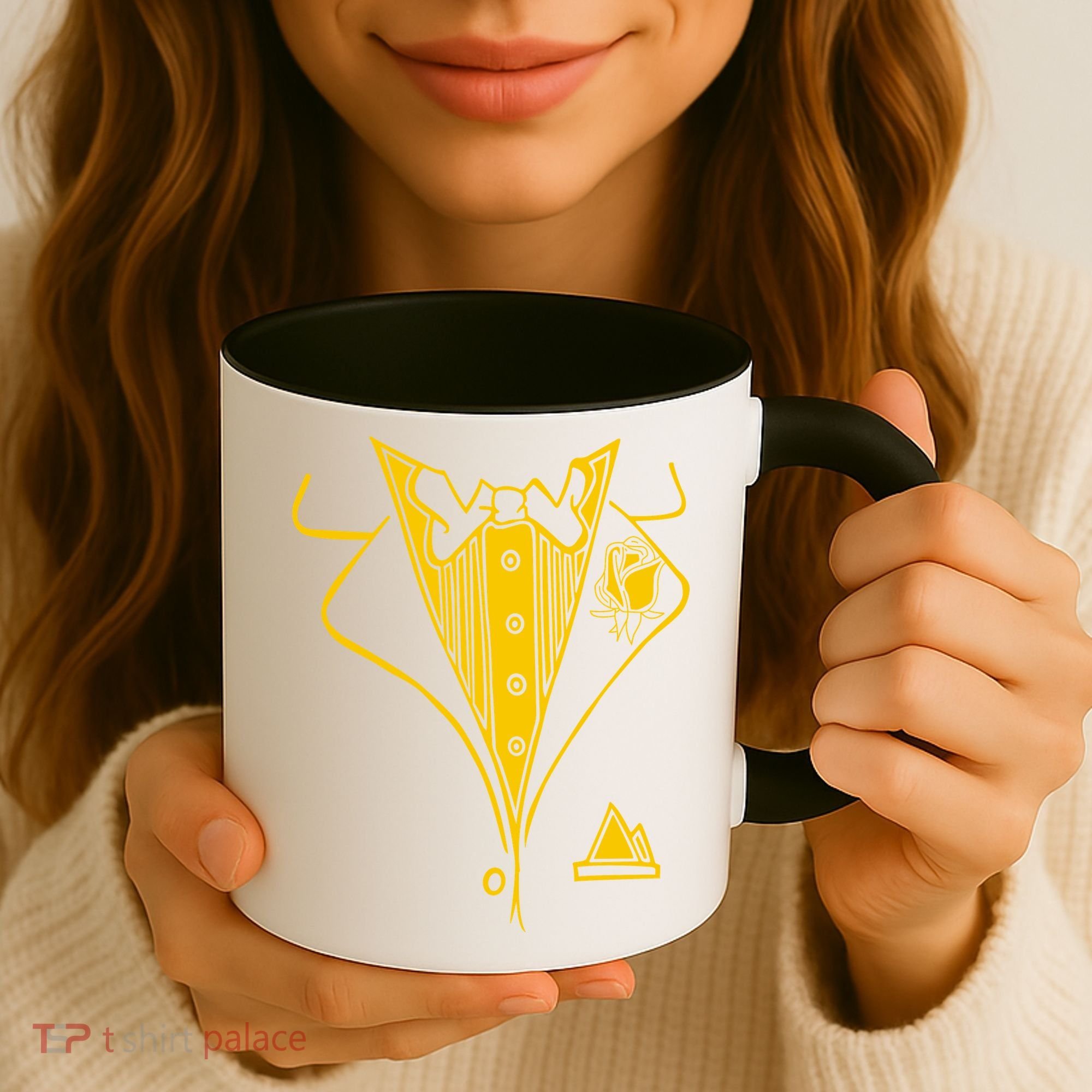 Golden Tuxedo Coffee Mug