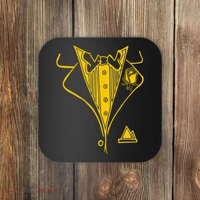 Golden Tuxedo Coaster