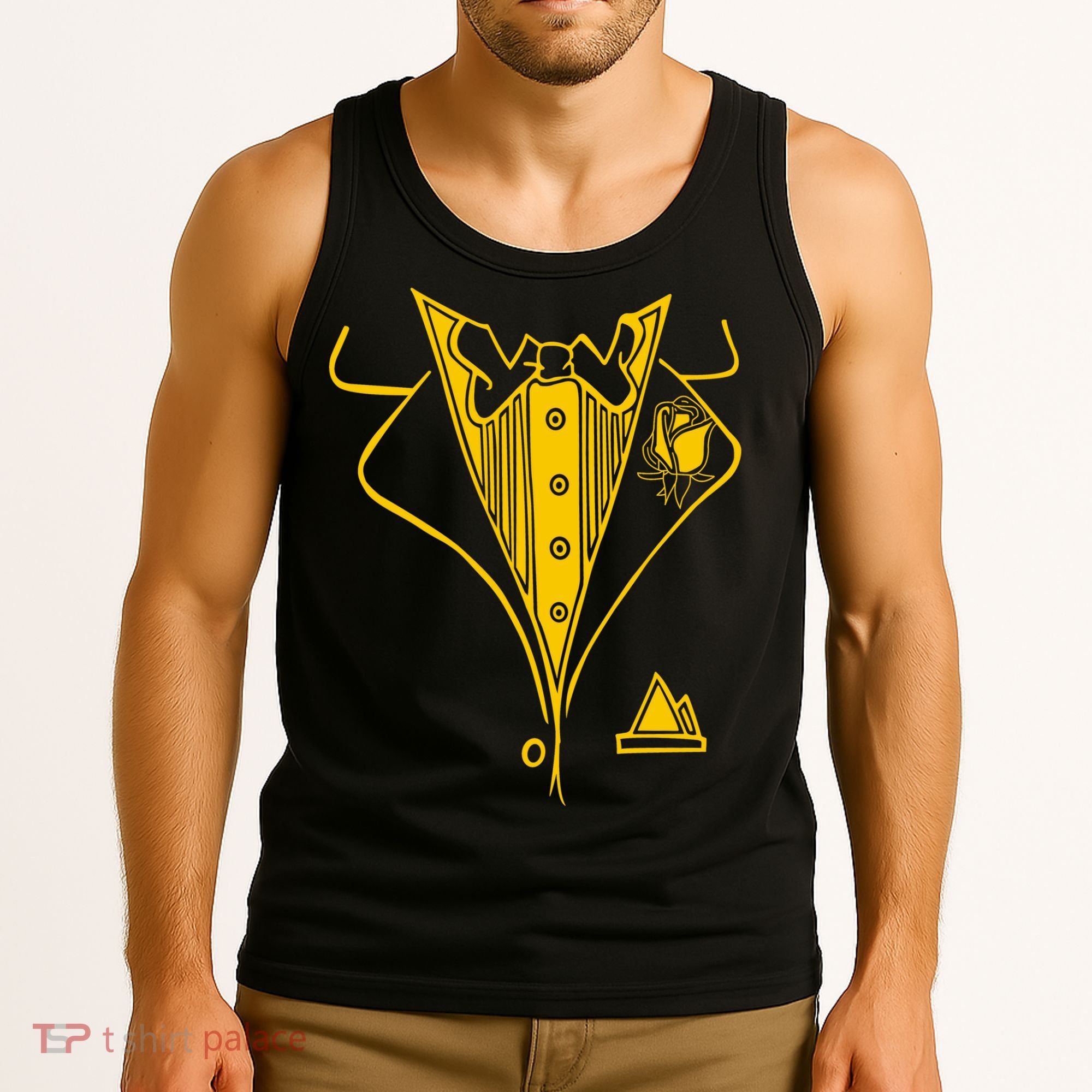 Golden Tuxedo Tank Top
