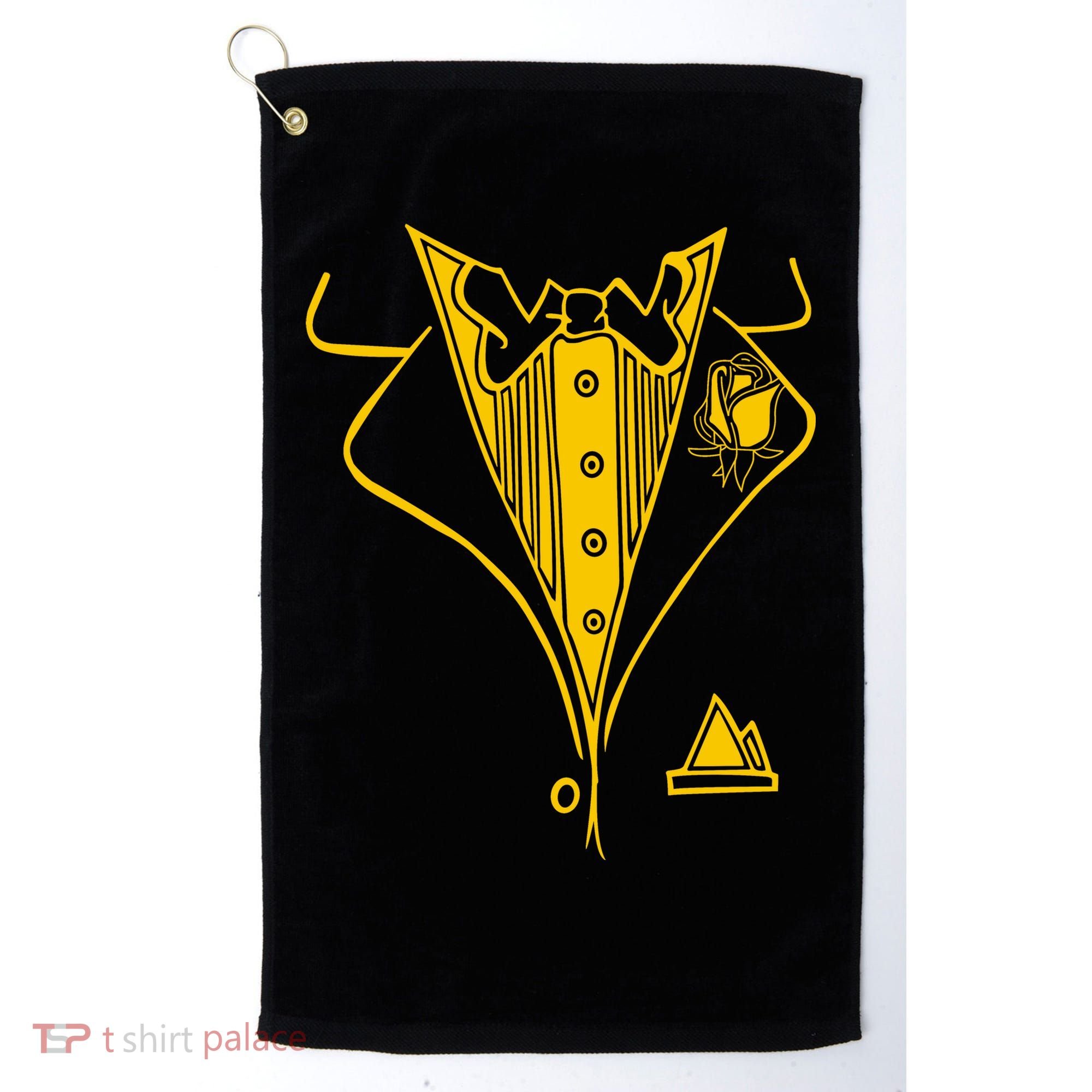 Golden Tuxedo Golf Towel