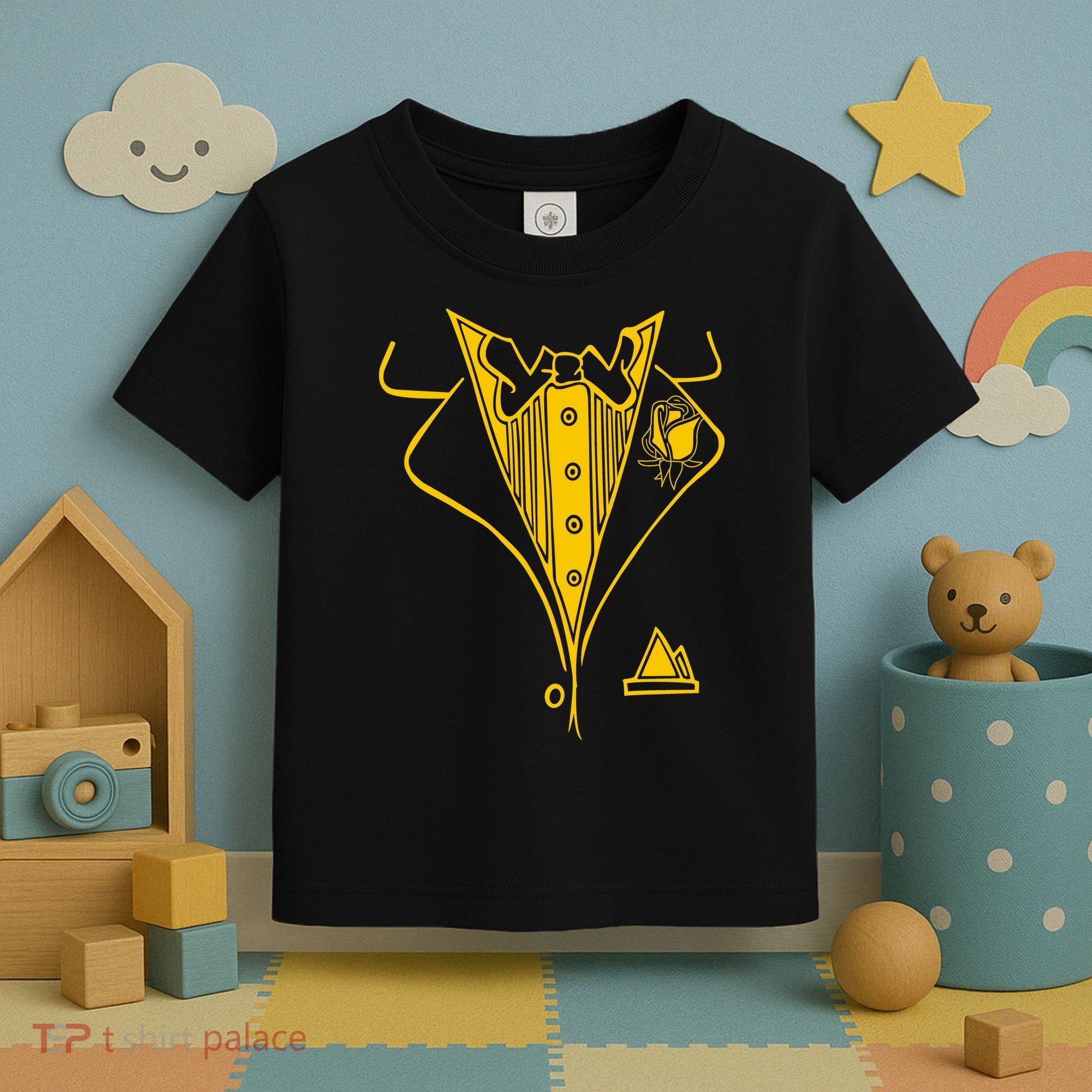 Golden Tuxedo Toddler T-Shirt