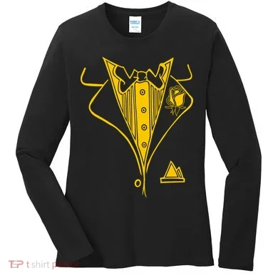 Golden Tuxedo Women's Long Sleeve Shirt