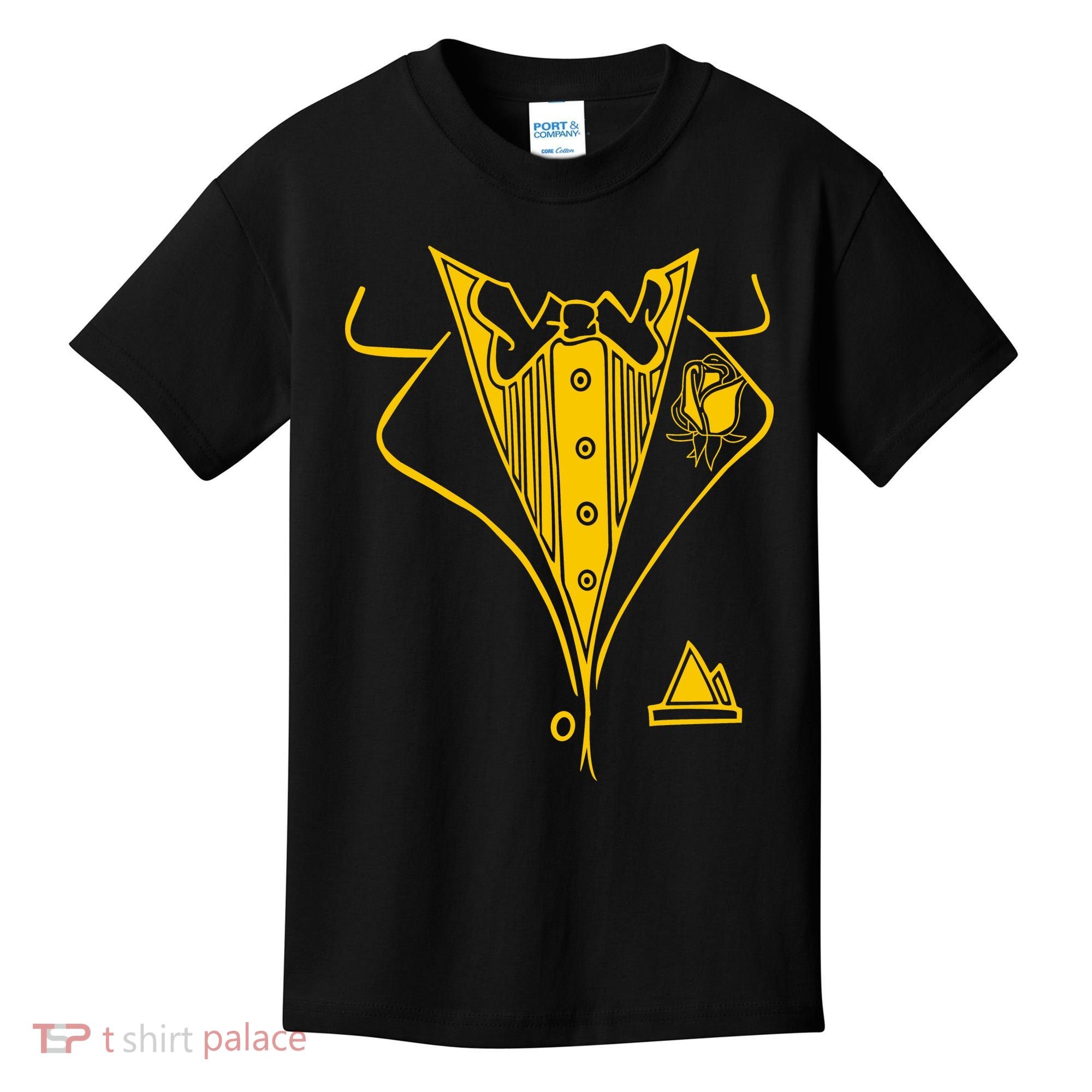 Golden Tuxedo Kids T-Shirt