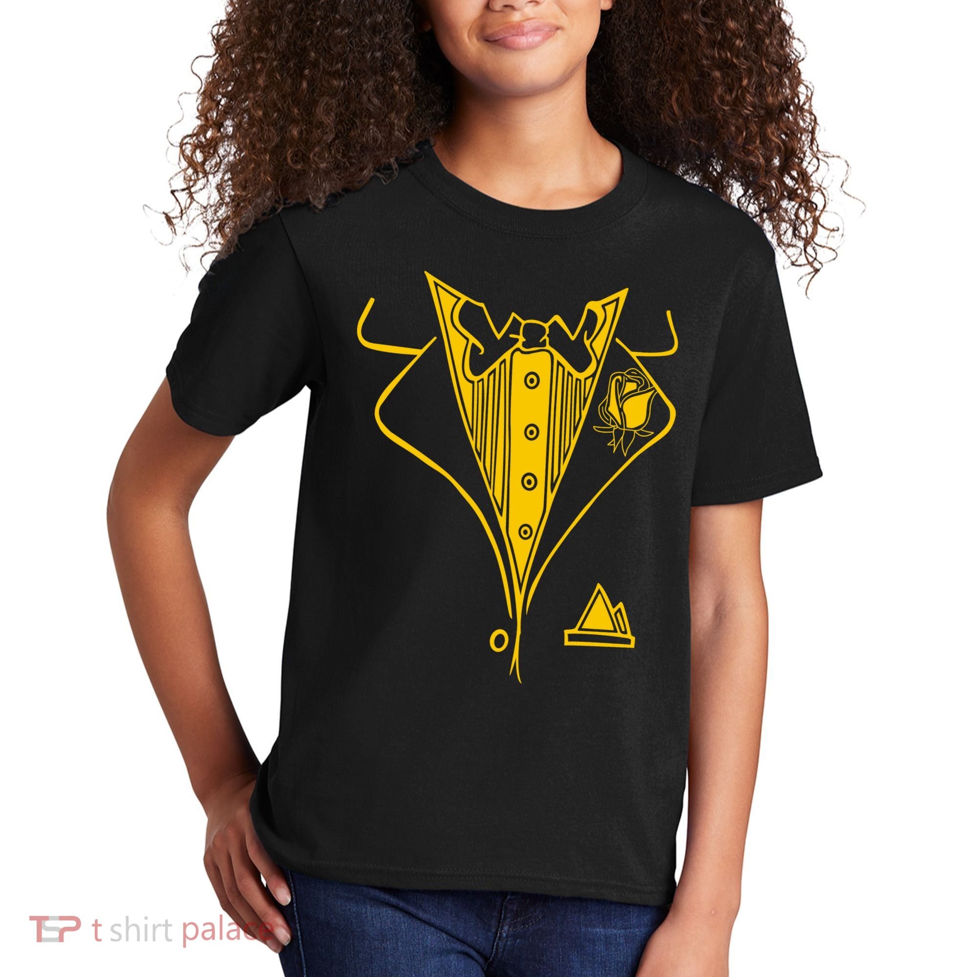 Golden Tuxedo Kids T-Shirt